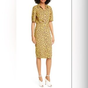 Kate Spade Yellow and Purple Dress